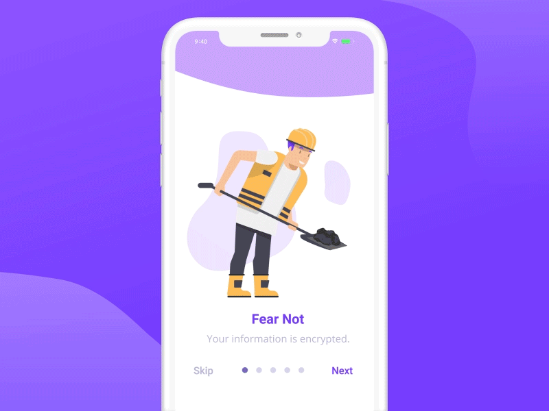 Spur Onboarding Transitions by Jordan Nelson for Canvas on Dribbble