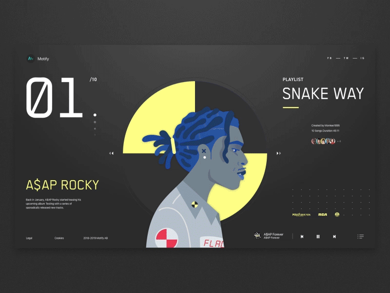 Snake Way animation hip hop music web