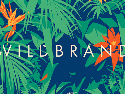 Wildbrand brand onepage parallax wild wildbrand