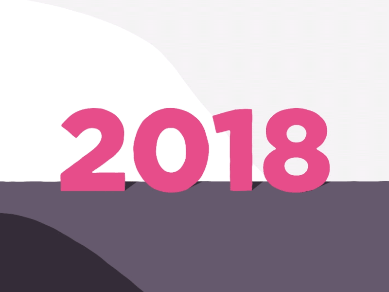 2018 2018 2d ae after effects animation design gif illustration new year poop vector