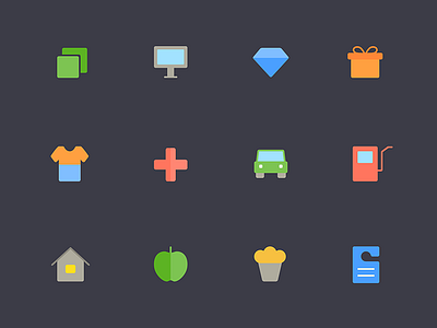 Loyalty Program Icons for Mobile Apps