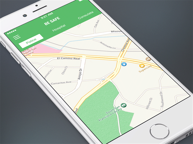 Map Animation animation app callout details ios iphone map pin transition ui