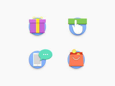 Loyalty Program Icons for Promo Site