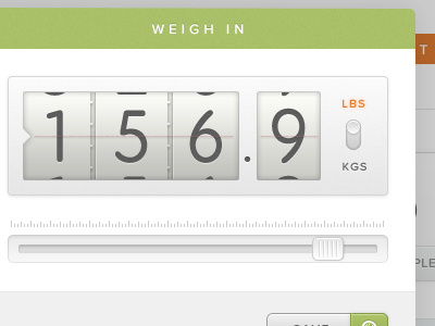 Weigh In Modal
