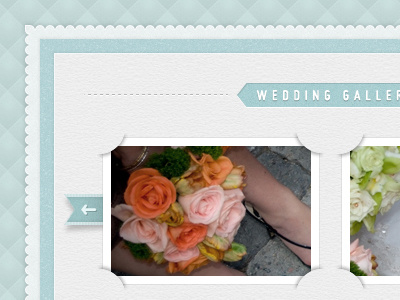 Wedding Template Image Gallery blue paper slider texture thumbnails