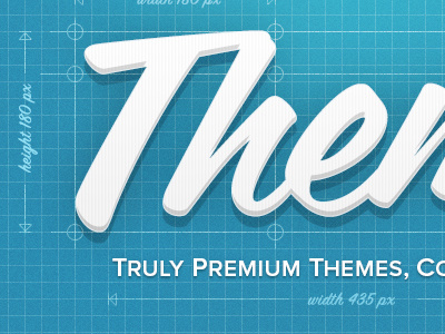 Premium Themes Blueprint blueprint coming soon proxima nova script texture theme