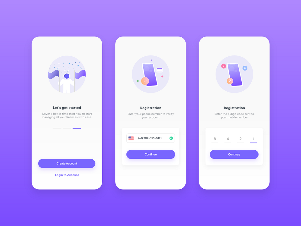 Phone Verification | Adobe XD Playoff by Rohan on Dribbble