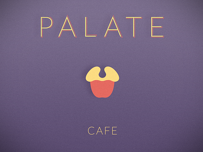 Palate Cafe - Draft art direction cafe domenico di donna domenico marco di donna domenicodd draft logo logo design palate palate logo