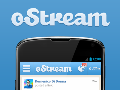 oStream - Facebook Offline android behance domenico di donna domenico marco di donna domenicodd facebook mvp offline project