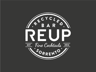 REUP - Recycled Bar bar branding logo