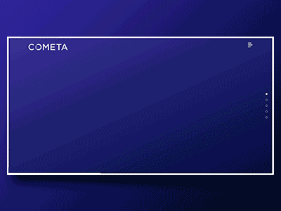 Cometa - Home page transitions