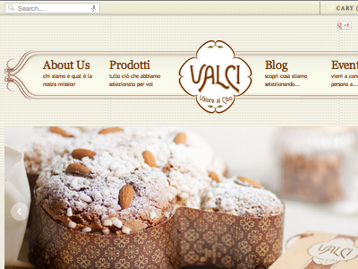 valci.net e shop food header menu shop store