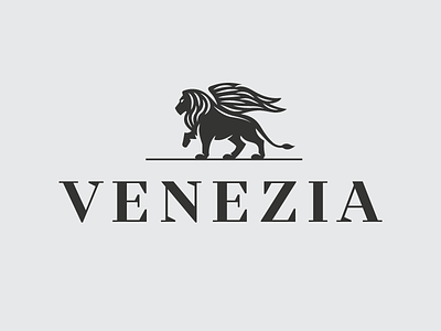 Venezia - Leather and luggage retail shop lion lion logo lion wing logo retail