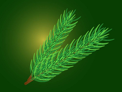 pinetree design illustration