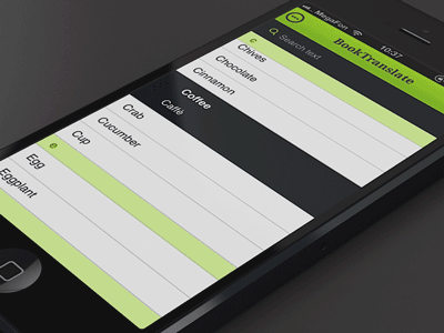 BookTranslate [GIF] 3d animation app booktranslate effect flat fold gif grid interface ios iphone minimal render translation ui word