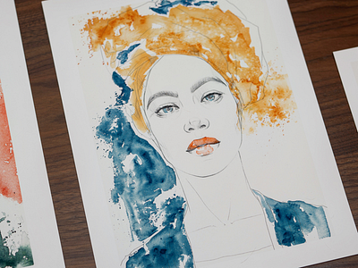 Watercolor Portrait Designs, Themes, Templates And Downloadable Graphic Elements On Dribbble