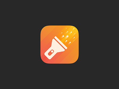 Glowee app icon (new version) app design flashlight flat glowee icon ios ios7 light