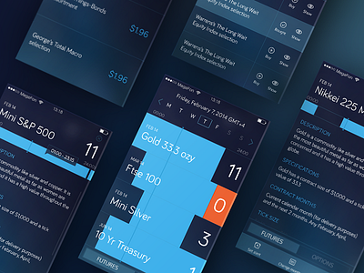 First Notice 2.0 app calendar design development ios iphone market mobile stocks ui ux