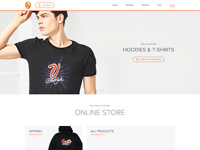 Store Landing by Maria on Dribbble