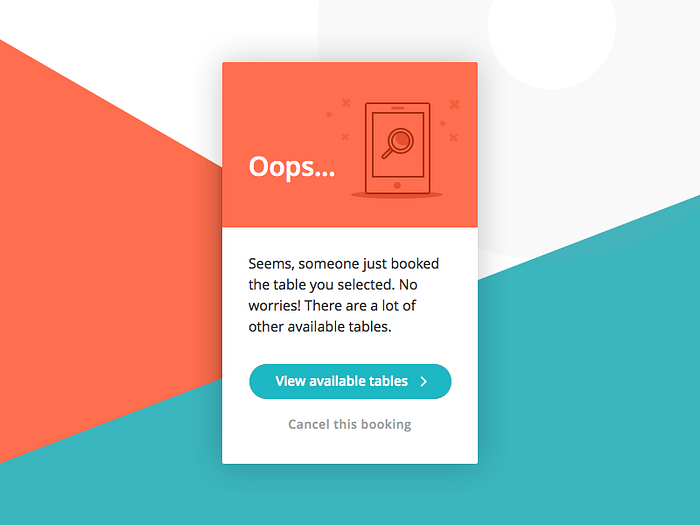 System message by Maria on Dribbble