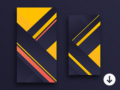 Geometric wallpapers {free} bright dark design flat free geometric iphone wallpaper