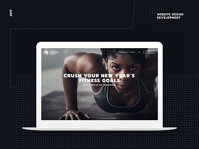 Behance project cover behance cover crossfit dark design fitness gym sport ui web