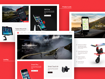 OSO landing page and e-commerce website