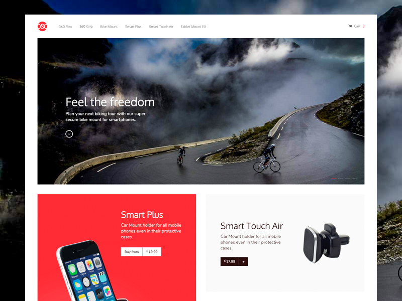 Oso landing page