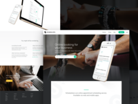 Landing for online scheduler 