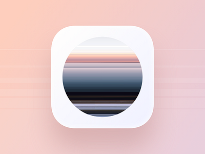 Poloska app icon app design development editor filter glitch photo ui ux video