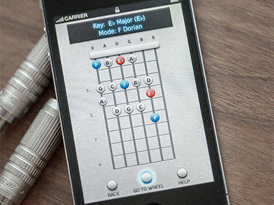 Guitar App amplifier app button chord fretboard guitar interface ios iphone mobile music photo russia skeuomorphism spb ui