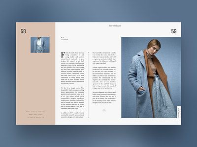 Fashion editorial page creative direction design fashion photo photography site typography ui ux web web design web page webdesign website
