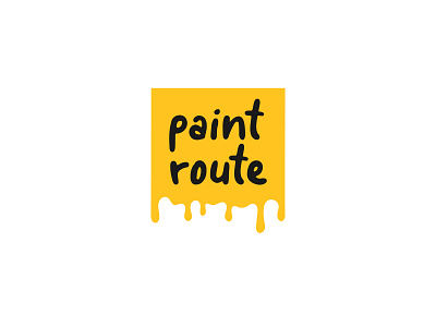 Paint Route Concept Logo