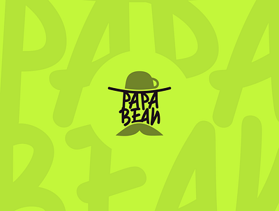 Papa Bean Concept Logo branding creative design flat graphic design illustrator logo logodesign minimal minimalist