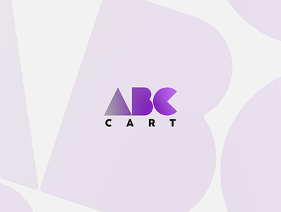 ABC Cart Logo branding creative design flat graphic design illustrator logo logodesign minimal minimalist
