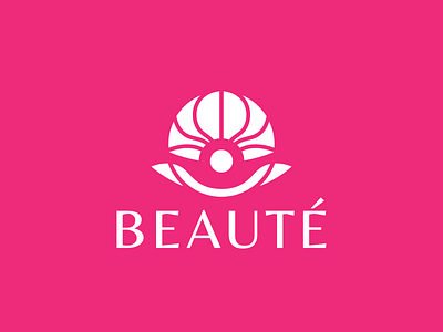 Beauté Concept Logo beauty branding creative design flat graphic design illustrator logo logodesign minimal minimalist pink