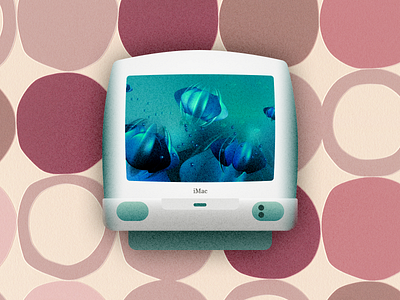 Vintage iMac G3 Graphic Design