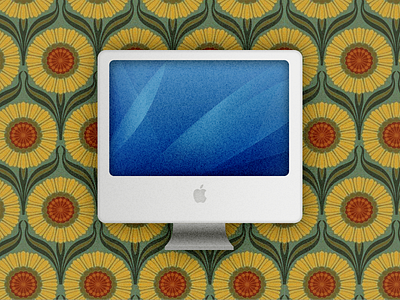 Vintage iMac G5 Graphic Design