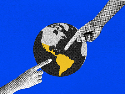 Latin American Income Via Global Work branding design flat graphic design illustration vector