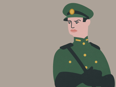 Michael Collins Wip character character design character illustration green ireland michael collins portrait