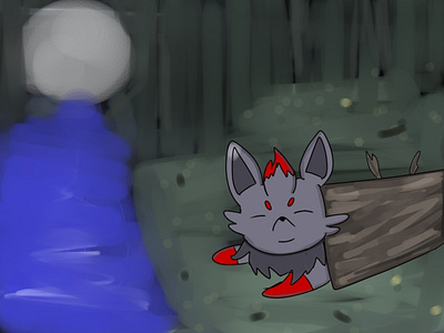 sleeping zorua