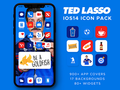 Ted Lasso iOS14 Icon Theme Pack design icons icons pack iphone