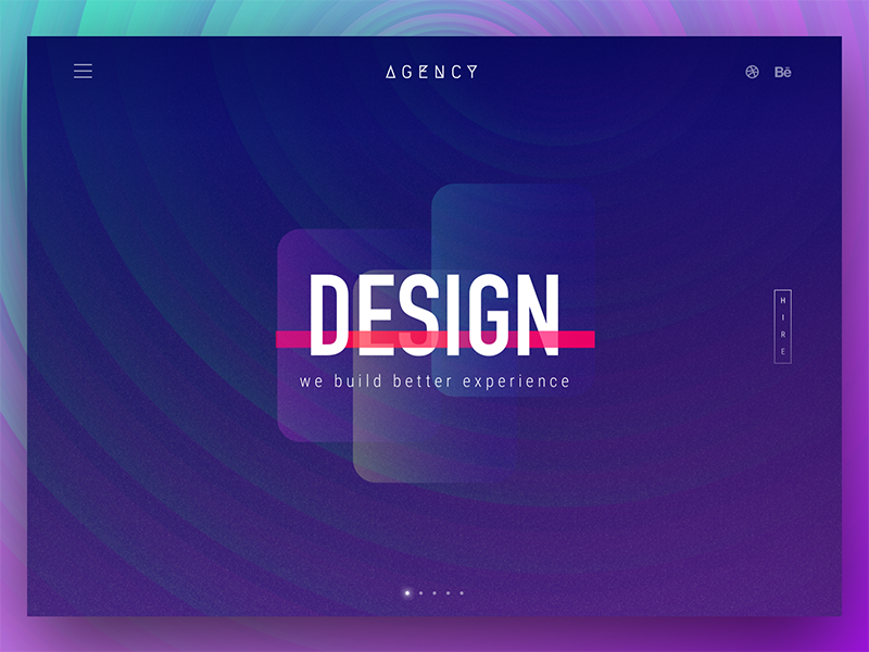 Design agency website by Ramshid on Dribbble