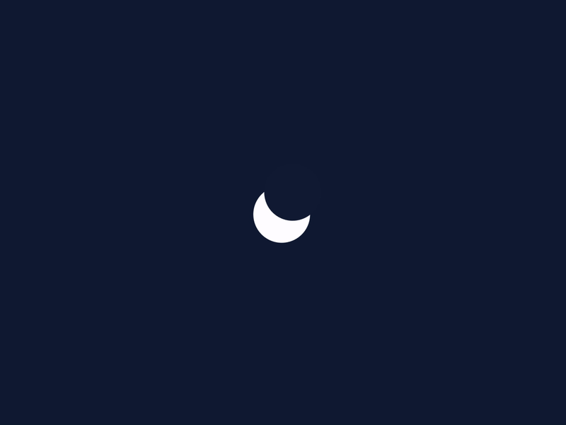 Moon animation by Ramshid on Dribbble