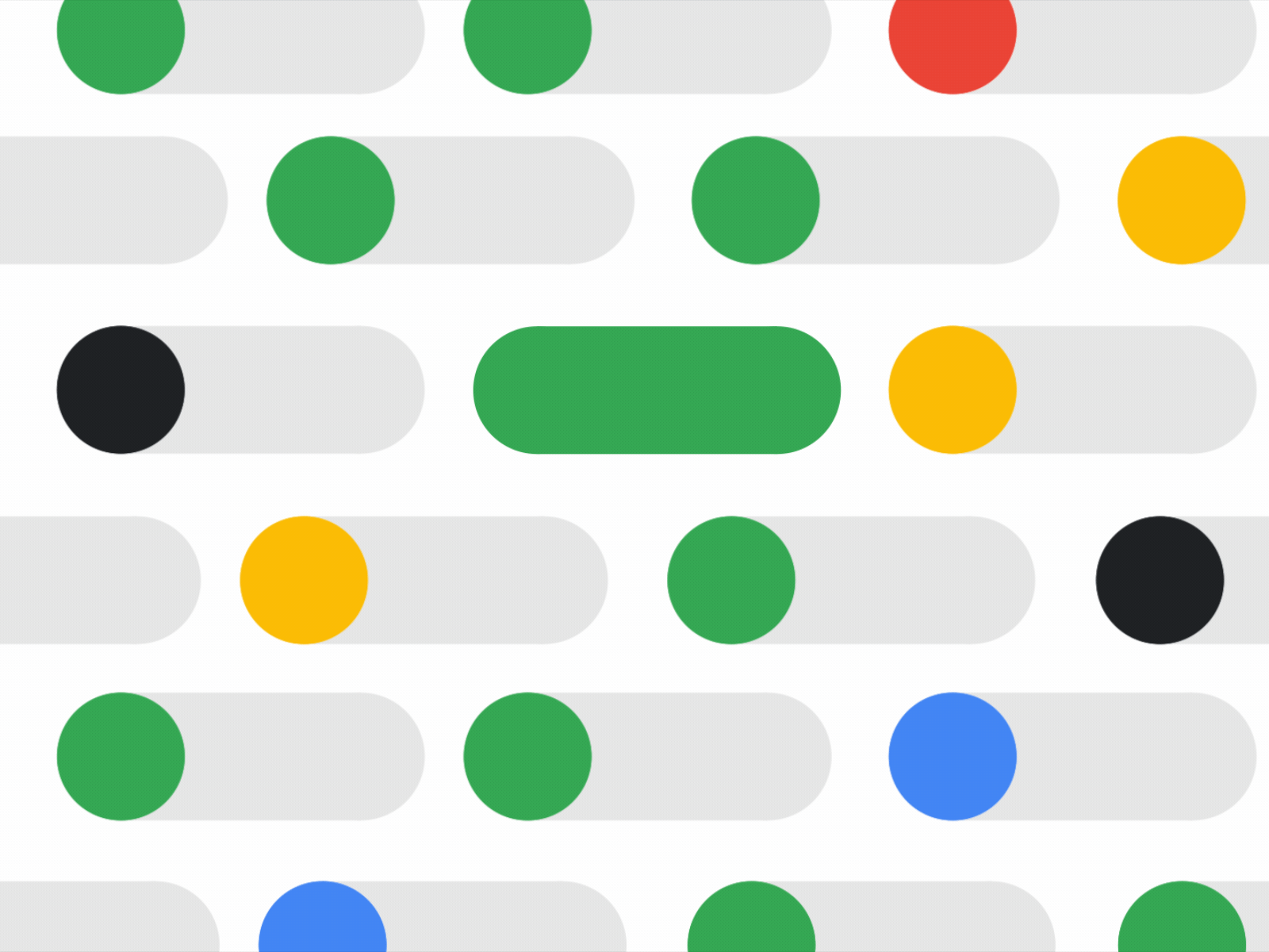 Colorful toggle switch by ILLO on Dribbble