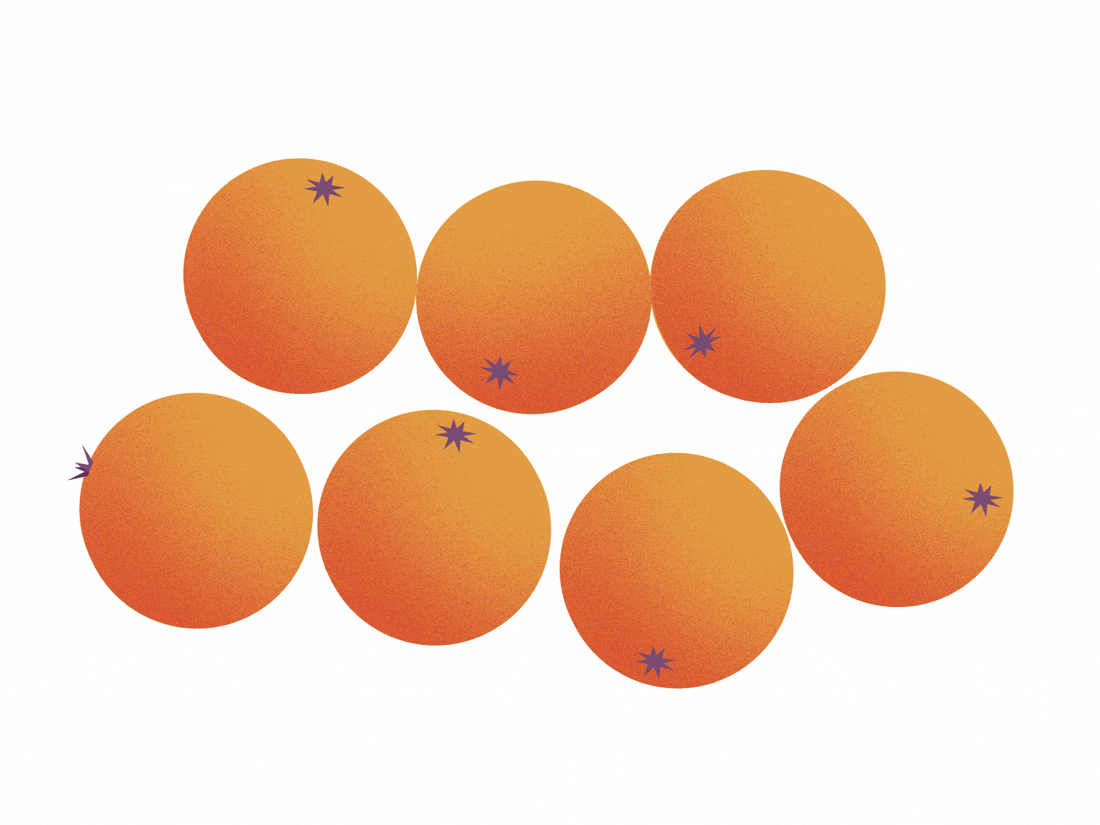 Juicy oranges 🍊 abstract animation fruit gif grain illo illustration motion motion graphics orange orange juice shapes texture vector