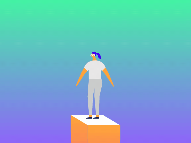 Let's do some yoga! yoga motion graphic animation gif vector loop character stress relax meditation