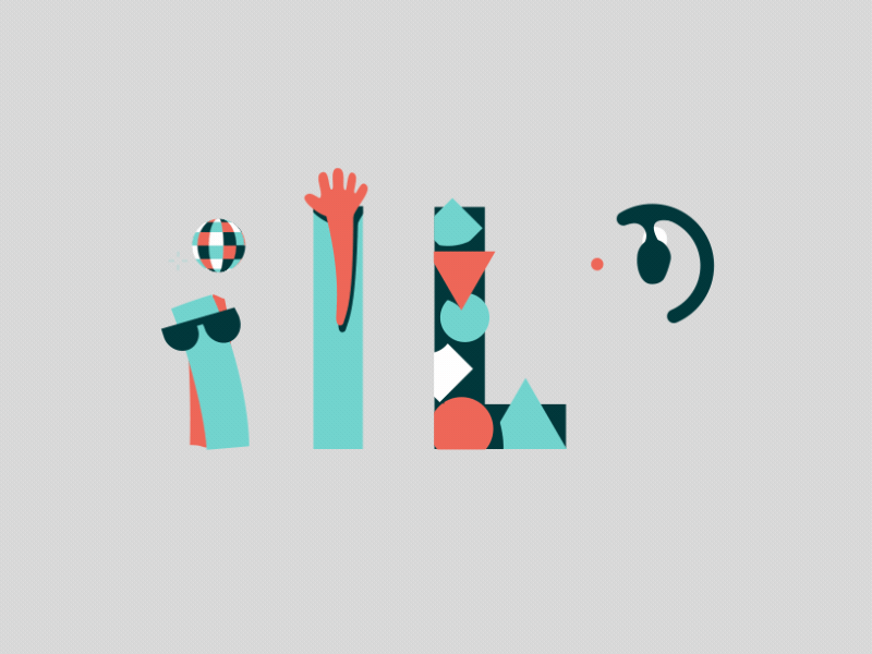 Illo in Mobilo Animated 2d animation flat sarcasm type typography
