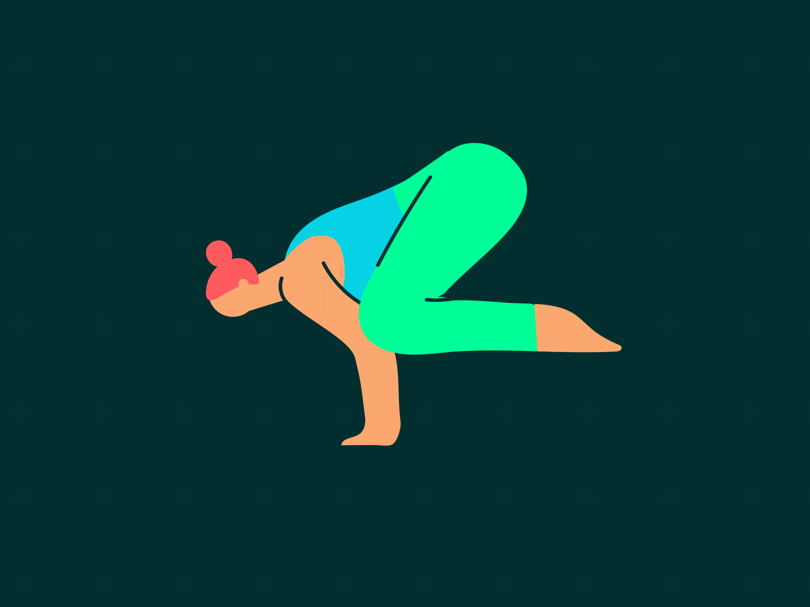 Yoga session animation balance character character design color contrast exercise fitness gym health illo illotv loop motion motion design motion graphics yoga yoga pose