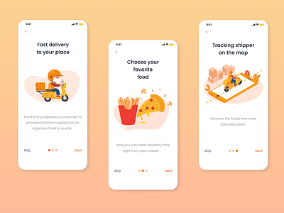 Food delivery onboarding
